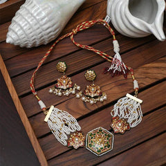 Navrang Meenakari Choker Set