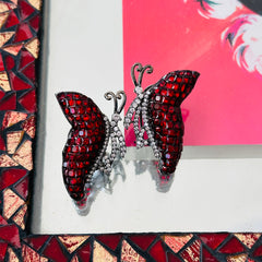 Iris Butterfly Shape Earrings