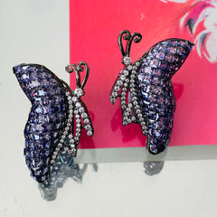 Iris Butterfly Shape Earrings