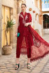 Maria.B Luxury Lawn 2024 3B ( Semi Stitched )