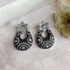 Floral drop  earrings
