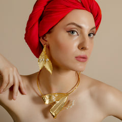 Zoltan Earrings / Neckpiece