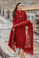 Saira Shakira Crimson Lawn '24 7C