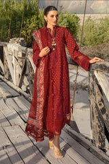 Saira Shakira Crimson Lawn '24 7C