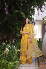 Noor by Saadia Asad Luxury Chikankari Lawn '24 5F ( Semi Stitched )