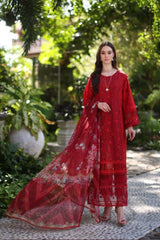 Noor by Saadia Asad Luxury Chikankari Lawn '24 4F