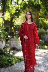 Noor by Saadia Asad Luxury Chikankari Lawn '24 4F