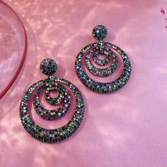 Gem-Dust Hoops