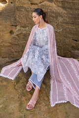 Zainab Chottani Chikankari Lawn '24 3D